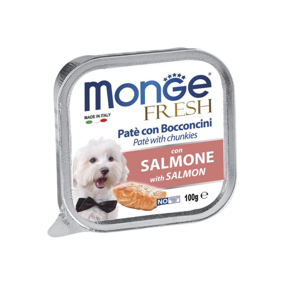 Monge Fresh Paté Salmone 100g - happy4pets.it