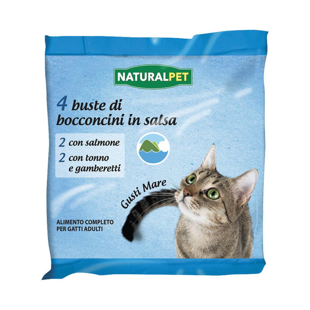 Naturalpet Cat Gusti Mare 4x85g - happy4pets.it
