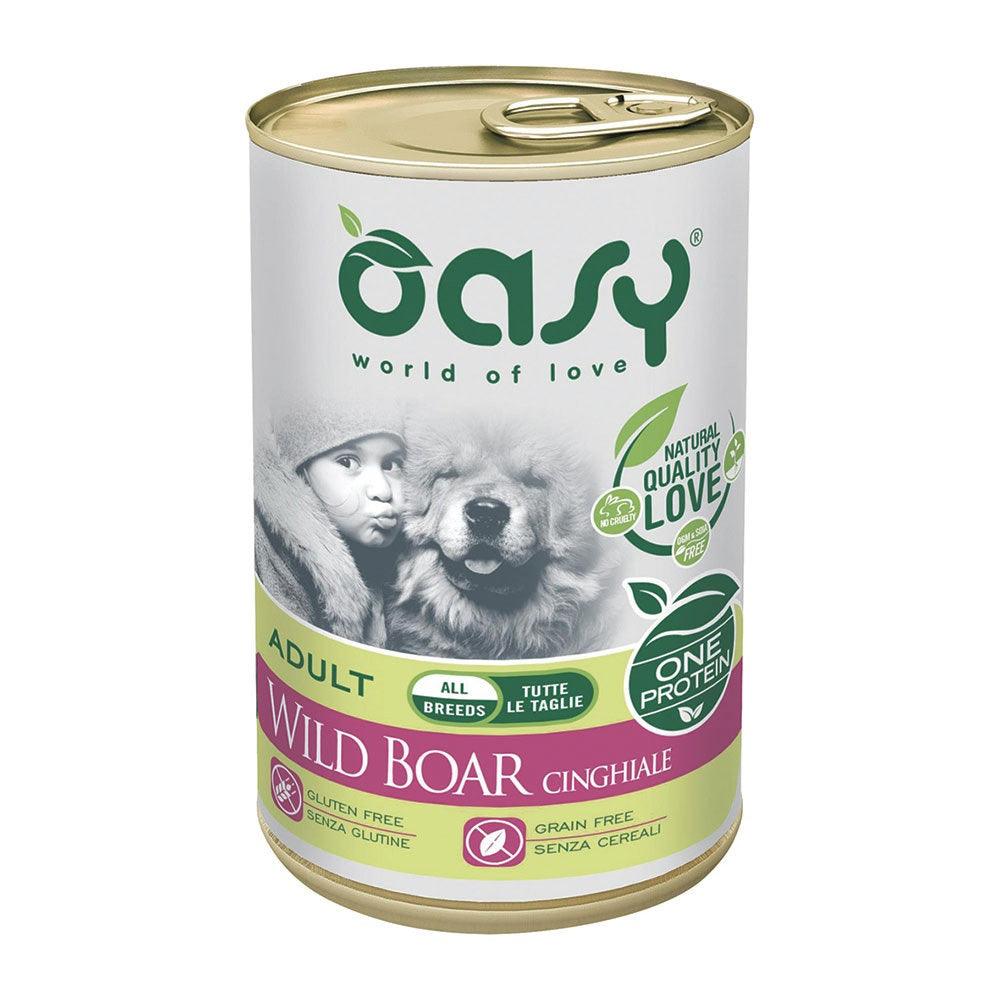 Oasy Dog Adult All Breeds cinghiale 400 g - happy4pets.it