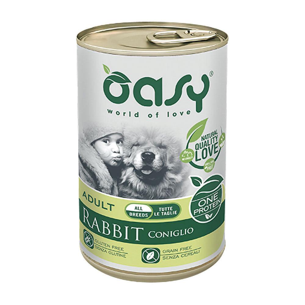 Oasy Dog Adult All Breeds coniglio 400 g - happy4pets.it