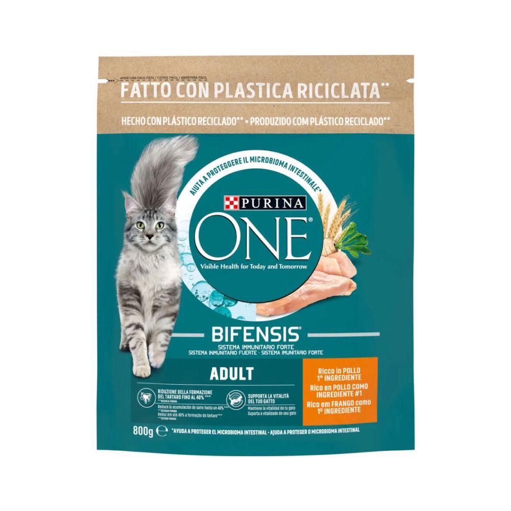 Purina One Bifensis Cat Adult Pollo 800g - happy4pets.it 