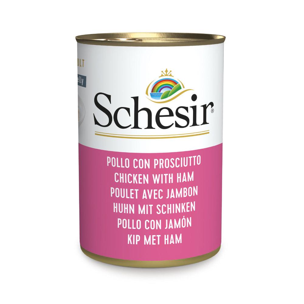 Schesir Cat Pollo prosciutto 140 g - happy4pets.it 