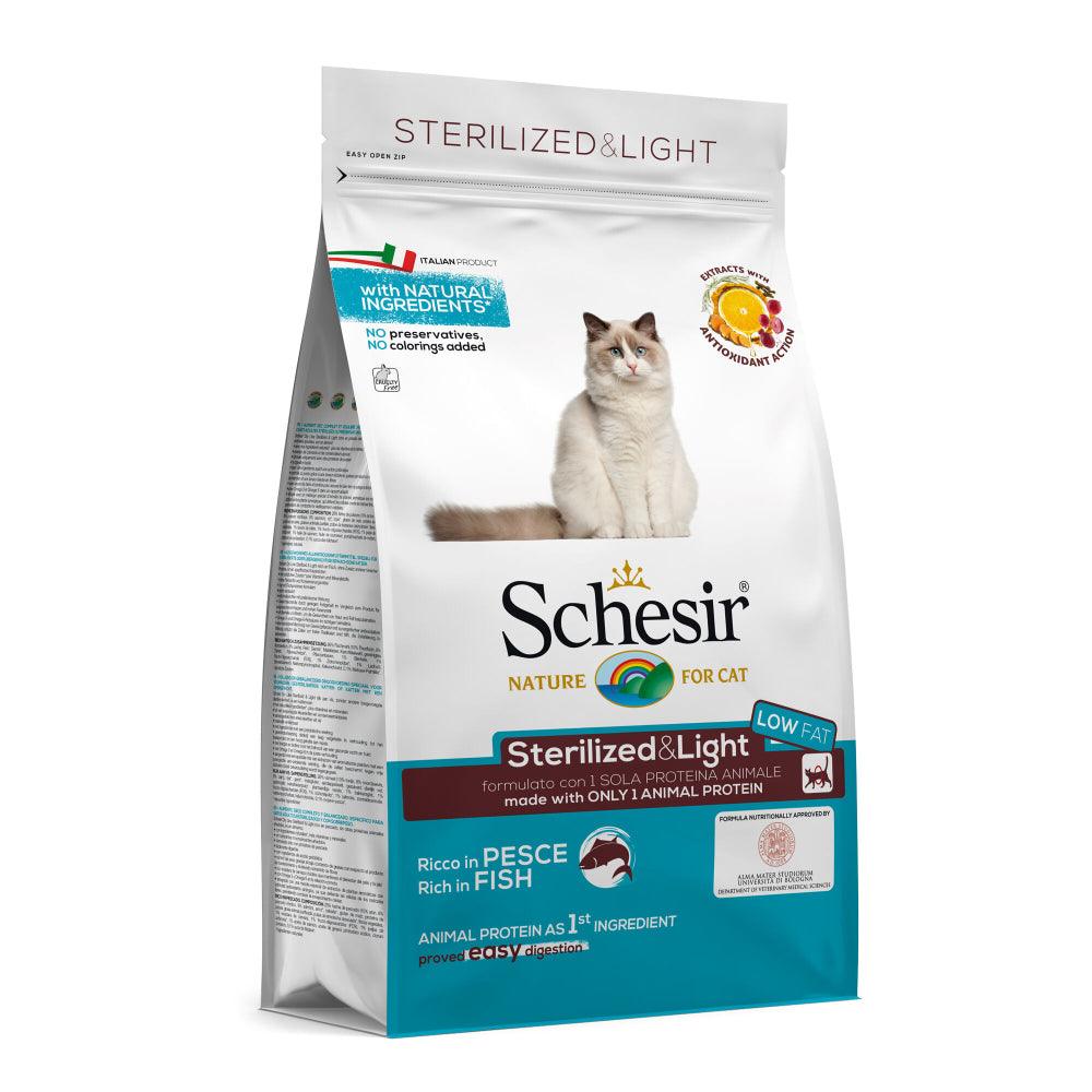 Schesir Cat Sterilized & Light pesce - happy4pets.it